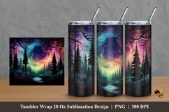 Wild Nature Tumbler Wrap Sublimation Design 2 Product Image 1