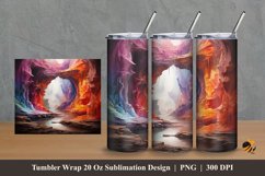 Natural Formation Tumbler Wrap Sublimation Design 2 Product Image 1