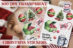 Christmas Sticker Sheet In My Grinch Era Winter Holiday PNG Product Image 1