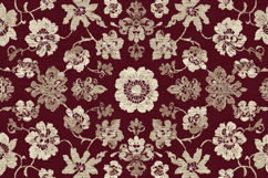Floral Damask Pattern Background Product Image 1
