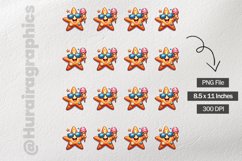 Star Fish|Printable Animal Sticker Product Image 3