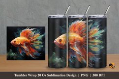 Beta Charm Tumbler Wrap Sublimation Design 2 Product Image 1