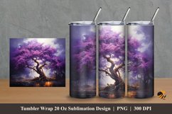 Rain Storm Tumbler Wrap Sublimation Design 2 Product Image 1