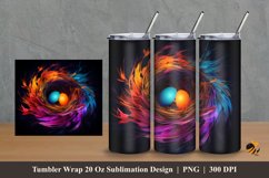 Fantasy Nest Tumbler Wrap Sublimation Design 2 Product Image 1