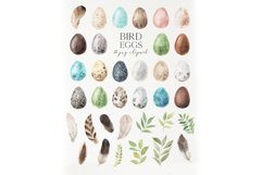 Watercolor Easter Colorful Eggs Clipart Product Image 2