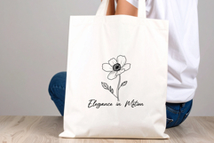 Anemone Flower Line Art Product Image 2