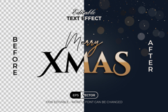 Christmas Gold Text Effect Product Image 2