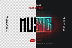 Music Text Effect Neon Style Product Image 2