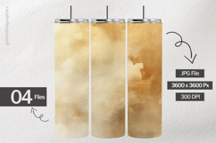 Beige Watercolor Digital Papers - 04 Variations Product Image 2