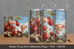 Rafflesia Arnoldi Flower Tumbler Wrap Sublimation Design 2 Product Image 1