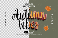 Autumn Text Effect 3D Style Product Image 2