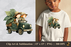 Safari Trip DTF Sublimation Clipart Design 2 Product Image 1