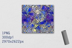 Tumbler Straight 20 OZ Sublimation Stained-glass Wrap Design Product Image 2