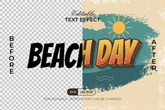 Summer Text Effect Vintage Style Product Image 2