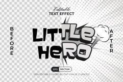 Little Hero Text Effect Comic Style Product Image 2