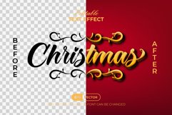 Christmas Editable Text Effect Style Product Image 2