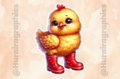 Hen|Printable Animal Sticker Product Image 2