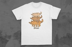 Bread Pop Cartoon T-shirt Design Product Image 1