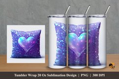 Love Pillow Tumbler Wrap Sublimation Design 2 Product Image 1