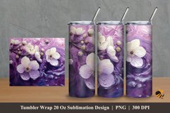 Conus Marmoreus Tumbler Wrap Sublimation Design 2 Product Image 1