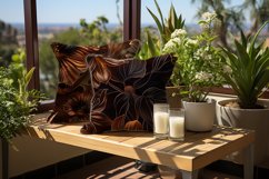 Brown Flowers Digital Papers Bundle Product Image 2