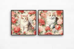 Kitten in a Vintage Rose Bloom Product Image 5