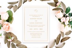 Simple Elegant Gold Wedding Invitation Product Image 3