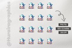 Whale|Printable Animal Sticker Product Image 3
