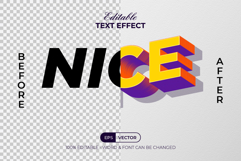 3D Text Effect Long Shadow Product Image 2