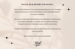 3D Rustic Leather Deer 20oz Sublimation Tumbler Wrap Product Image 6