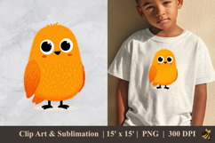 Cute Chick DTF Sublimation Clipart Design 2 Product Image 1
