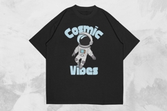 Funny Cartoon Astronaut T-shirt Design Bundle Product Image 3