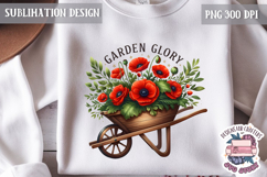Poppy Flowers Clipart Sublimation Bundle 26 PNG Spring Product Image 7