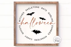 Halloween Word Art SVG | Halloween Sign SVG | DXF and More! Product Image 2