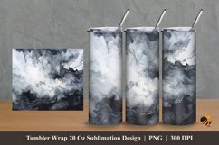 Gray Mixture Tumbler Wrap Sublimation Design 2 Product Image 1