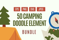 Camping Doodle Element Bundle Product Image 1