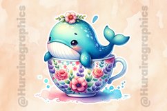 Whale|Printable Animal Sticker Product Image 2