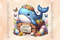 Whale|Printable Animal Sticker Product Image 2