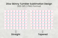 Happy Easter 20 oz Skinny Tumbler Sublimation PNG Product Image 2