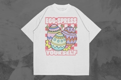 Egg-spress Yourself Funny Easter T-shirt Design Product Image 1