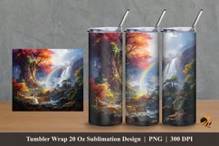 After Rain Tumbler Wrap Sublimation Design 2 Product Image 1