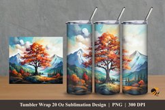 Wild Exoticism Tumbler Wrap Sublimation Design 2 Product Image 1