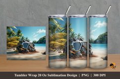 Snorkeling Tool Tumbler Wrap Sublimation Design 2 Product Image 1