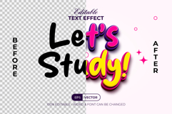 Back To School Text Effect 3D Style Product Image 2