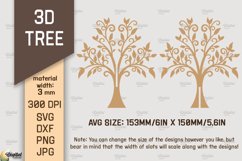 3D Trees SVG Bundle. Standing Trees Laser Cut Product Image 2