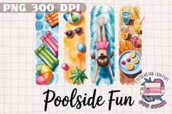 Brush Stroke Summer Holidays Sublimation Design PNG Beach Product Image 1