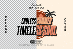 Summer Text Effect Vintage Style Product Image 2
