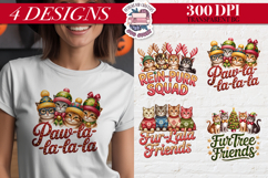 Christmas Cat Funny Quote Clipart PNG Sublimation 4 Design Product Image 1