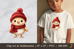 Baby Chick DTF Sublimation Clipart Design 2 Product Image 1