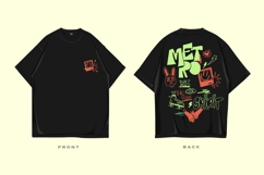 Graffiti T-shirt Designs Bundle, Urban Streetwear Vector Set Product Image 3